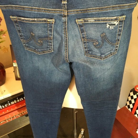 Adriano Goldschmed Blue Cotton Legging Ankle Jeans - Picture 8 of 10